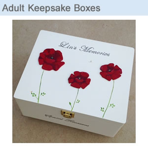 Adult Keepsake Memory Boxes