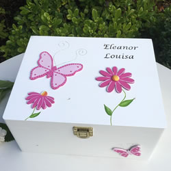 Butterfly Keepsake Box Large