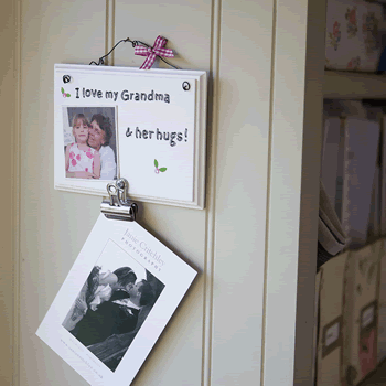 Canvas Photo Keepsake Boxes and Clip Signs