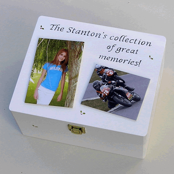 Photo on Canvas Large </br>Keepsake Box