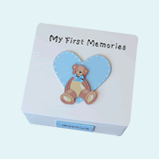 Baby Boy Keepsake Box Small