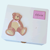 Baby Girl Keepsake Box Large