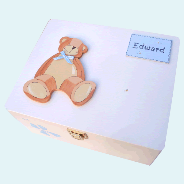 Baby Boy Keepsake Box Large