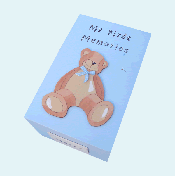 Baby Boy Keepsake Box Small
