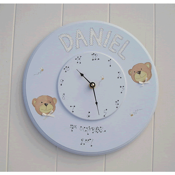 Baby Boy Wall Clock