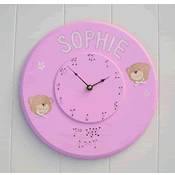 Baby Girl Wall Clock