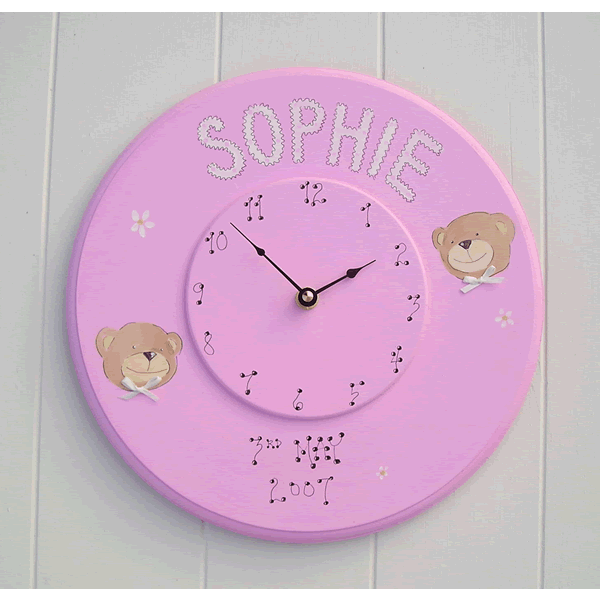 Baby Girl Wall Clock