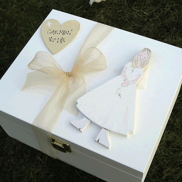 Bespoke First Holy Communion Keepsake Box - Large