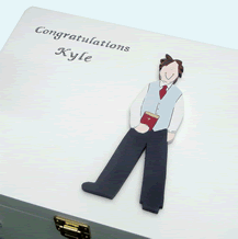First Holy Communion Bespoke Boy </br> Large Keepsake Box </br> Price: �69