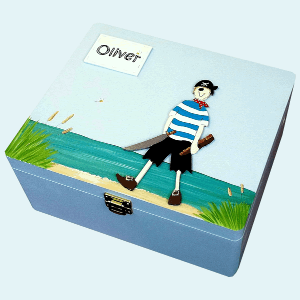 Pirate Keepsake Box Large