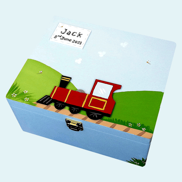 Train Keepsake Box