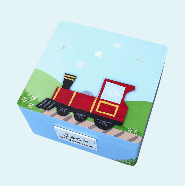 Train Keepsake Box Medium