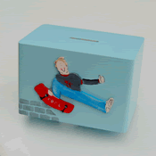 Skateboarder Money Box