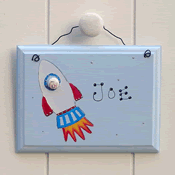 Room Sign Rocket