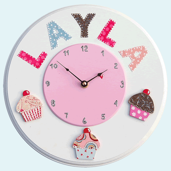 Cupcake Wall Clock