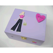 Denim Keepsake Box Large