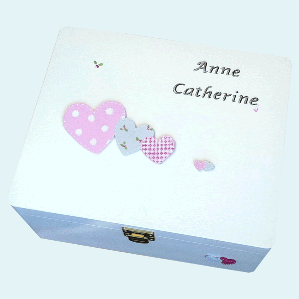 Heart Keepsake Box Large