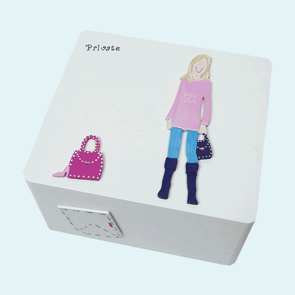 Denim Keepsake Box Medium