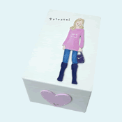 Denim Keepsake Box Small