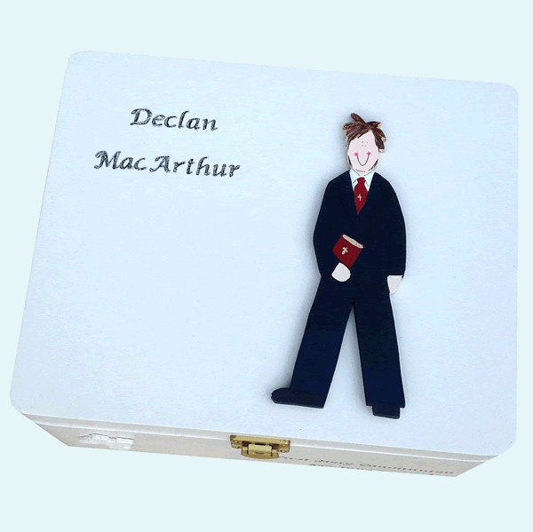 First Holy Communion Boy </br>Large Keepsake Box