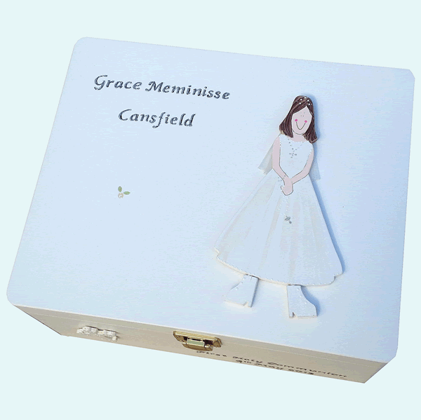 First Holy Communion Girl </br>Large Keepsake Box