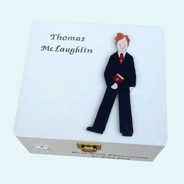 First Holy Communion Boy </br>Medium Keepsake Box