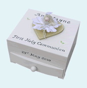First Holy Communion </br>Jewellery Box Gold