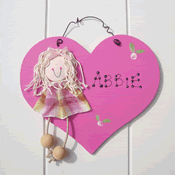 Room Sign Cerise