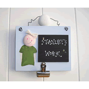School Message Sign Boy Green