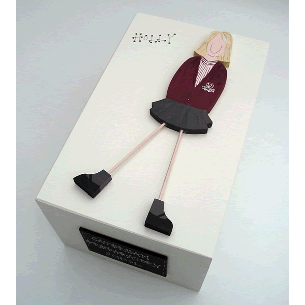 School Keepsake Box Girl Small
