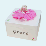 Trinket Box Pink Large
