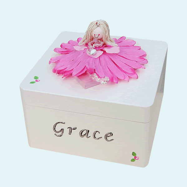 Trinket Box Pink Large