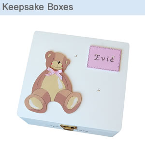 Baby Keepsake Memory Boxes