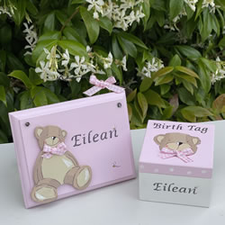 Baby Trinket Box and Sign