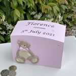 Medium Baby Keepsake Memory Box Girl