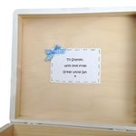 Small Baby Keepsake Memory Box Detail