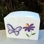 Butterfly Money Box Cream