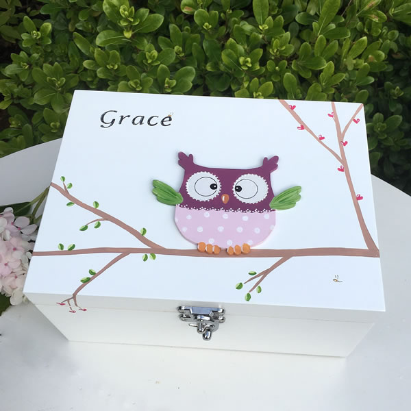 Owl Keepsake Box